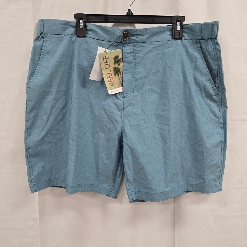 Reel Life Shorts Mens Adriatic Blue Ocean Washed Series XXL RMSSD-420 NWT